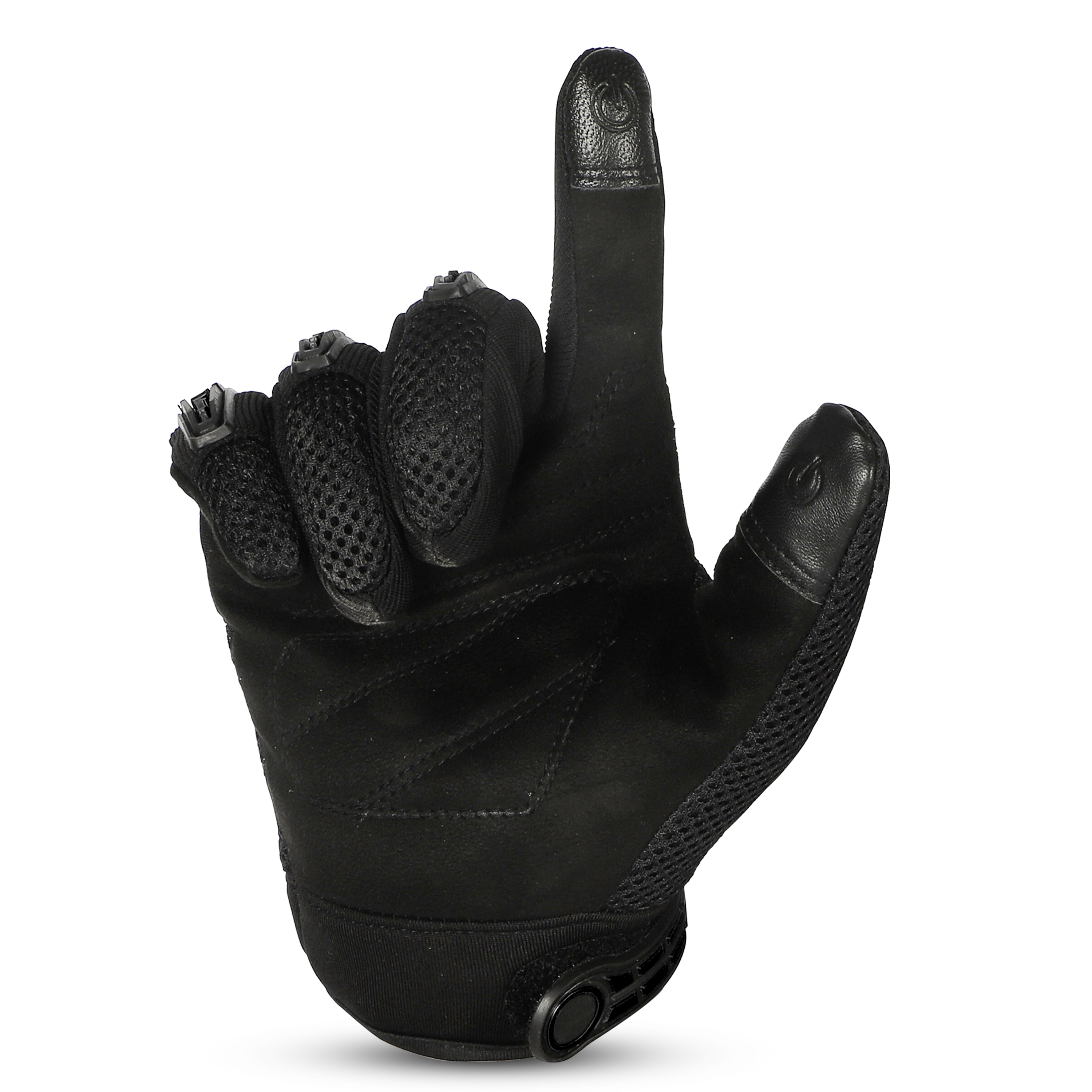 Steelbird Rider-Pro Full Finger Gloves- Black